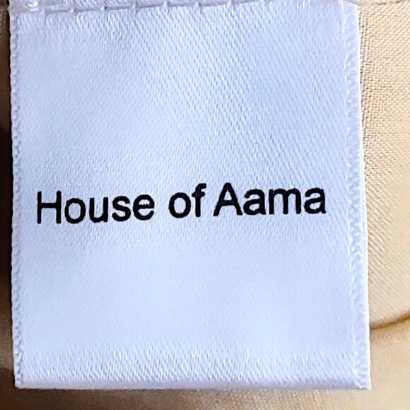 House of Aama NWT cherubs jacket in tan / gold colorway runway item womens 2 - Picture 13 of 13